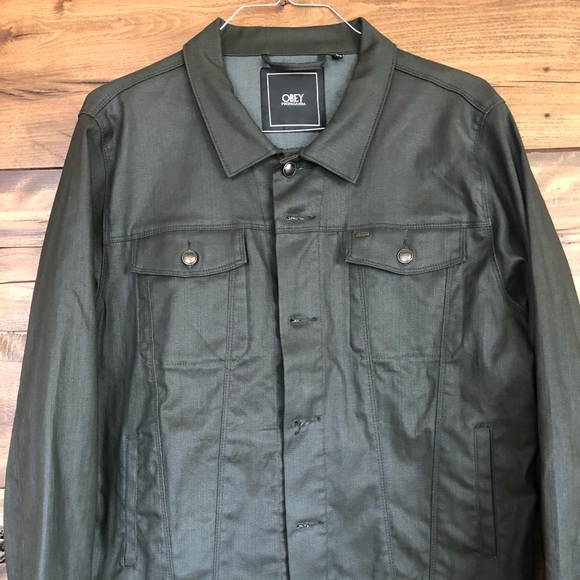 obey trucker jacket